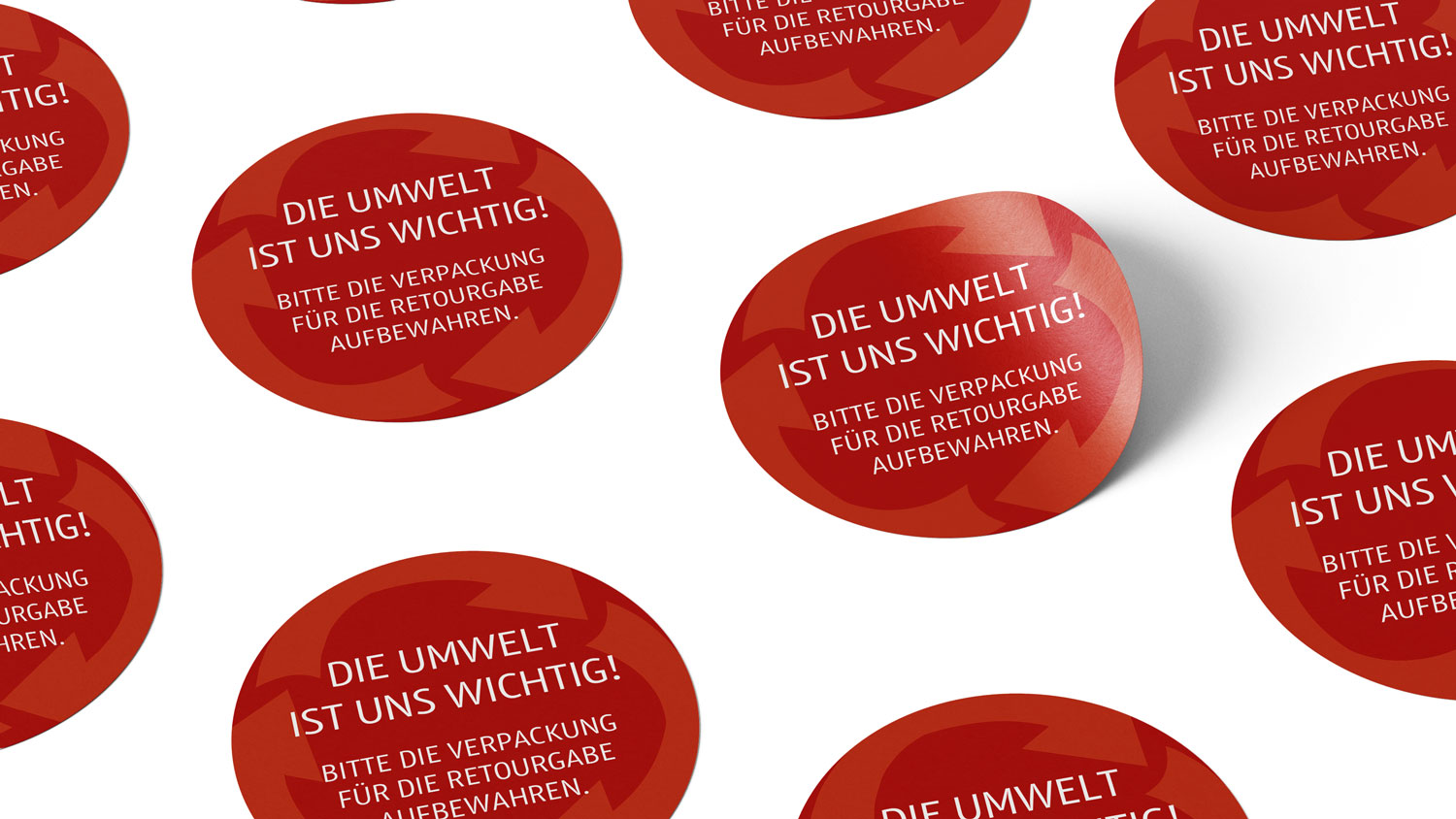 Aufkleber und Etiketten: Layout und Produktion von Mausblau, Werbeagentur im Burgenland